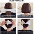 thumbnail image 4 of Moño mágico CHAO diadema para moño máquina para hacer moños con forma de dona pinza de tela para el cabello accesorio para moño reutilizable, 4 of 5