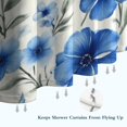 thumbnail image 6 of Pioneer Flower Floral Print Pattern Shower Curtain 36"x72" ,Bathroom Decorative Shower Curtains Set with 12 Hooks,Modern Waterproof Washable Shower Curtain, 6 of 6