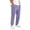 16# LightPurple, variant on Mens Corduroy Jogger Pants Elastic Drawstring Waist Jogging Trousers Multi Pockets Casual Pants