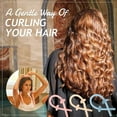 thumbnail image 4 of 21 rizadores de pelo sin calor para cabello largo para dormir durante la noche, diadema de rizos de seda sin calor Ormromra WRMH-954-3, 4 of 6