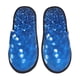 thumbnail image 1 of Fotbe A Blue Glitter Pantuflas Peludas para Mujer con Estampado, Zapatillas de Peluche, Zapatos de Invierno para Casa, Uso Interior y Exterior-Medium, 1 of 8