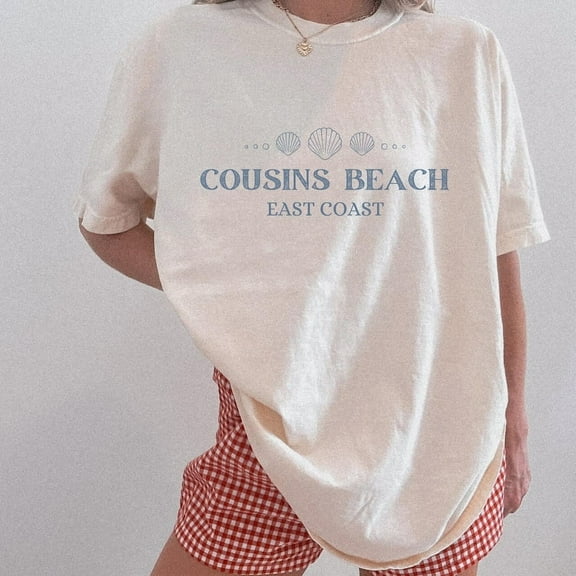 Cousins Beach Shirt , Vintage Beach T-Shirt, Trendy Coastal Tee, East Coast Beach Shirt, Summer Vibes Shirt