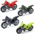 thumbnail image 3 of Military Motorcycle Building Block Vehicle Model Figures Accessories Soldiers WW2 Transportation Facility Police SWAT Toys, 3 of 10