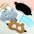 thumbnail image 5 of 6pcs Cotton Eye Masks Cute Cartoon Sleeping Eye Covers Comfortable Sleeping Masks with Elastic Band Travel Accessories, 5 of 5