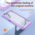 thumbnail image 6 of Dteck for Samsung Galaxy A14 Case, Lightweight Crystal Clear Back Cover Hybrid Shockproof Bumper Protective Case for Samsung Galaxy A14 5G,Purple, 6 of 8