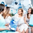 thumbnail image 4 of Baby Boy Shower Supplies - 129 pieces - Blue, Silver, and White  Balloon Garland & Accessories, 4 of 10