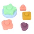 thumbnail image 4 of Juguetes Apilables Para Bebés, Ejercicio Multipropósito Imaginación Rompecabezas Seguridad Anillos Apilables Para Bebés Coloridos Para Edades De 2 Años En Adelante Para Jugar ZAQW Colores clásicos, 4 of 8
