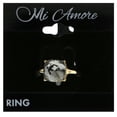 thumbnail image 2 of Mi Amore Sized-Ring Gold-Tone/Gray Size 7.00, 2 of 2