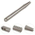 thumbnail image 2 of Shisuyan Precision Tweezers Titanium Alloy 1Pcs 3.1X0.3X0.2In, 2 of 8