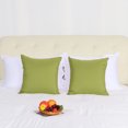 thumbnail image 2 of Unique Bargains 2-Pack Canvas Decorative Throw Pillow Cover 18" x 18" Green, 2 of 7