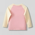 thumbnail image 4 of NAISIBABY Girls Long Sleeve T-Shirt, Sweet Graphic Comfy Cotton Crew Neck Casual Raglan Tee Pink 5T, 4 of 6