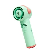Xinxinyy Mini Fan Handheld Outdoor Leafless Mist Sprayer USB Outdoor Leafless Mist Sprayer Electric Fan for Travel Office Home, Light Pink - image 8 of 9