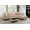 Beige, variant on Ponliving Furniture 3-Pieces Living Room Sofa Set