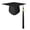 Black, variant on MKHSQHDG Kids Graduation Cap Shiny Kindergarten and Preschool Graduation Caps for Kids and High School College with Tassel S