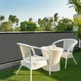 thumbnail image 4 of NAWAY 4'X27' Custom Size Privacy Screen Fence Heavy Duty Fencing Mesh Shade Net Cover for Wall Garden Yard Backyard Dark Grey (We Make Customized), 4 of 7