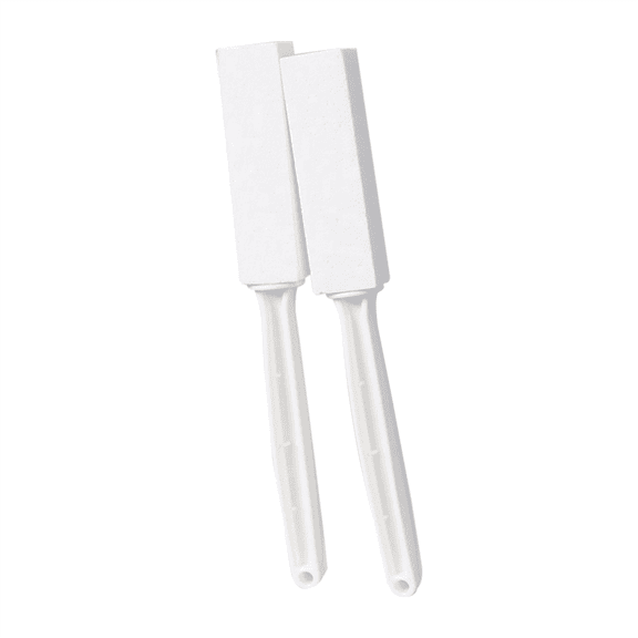 Pumice Stone for Toilet Bowl Cleaning, Scouring Stick with Handle, Rust.Remover Tile Bath-Tub, White