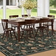 thumbnail image 2 of Volkmi Area Rugs for Living Room,Washable Rugs Ultra-Thin Oriental Non-Slip Non Shedding Accent Carpet for Bedroom Dining Room 9*12ft Black, 2 of 7