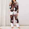 thumbnail image 2 of Rocae Farm Tractor for Pajamas for Women Set Lounge Sets Women's Long-Sleeved Pj Set-Medium, 2 of 7