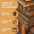 thumbnail image 4 of Furniture Clinic Premium Beeswax Polish (6.8oz/200ml) | Condition, Restore, Protect, & Waterproof Wood Furniture, Cabinets, and More | Oak, Teak, Dark & Light, 4 of 10
