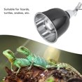 thumbnail image 3 of Reptile Heat Lamp Cover 360 Rotation Stainless Steel for Lizards Turtles Snakes, Provides UVB UVA Light, 3 of 8