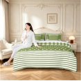 thumbnail image 5 of Manfei Classic Plaid 7-Piece Twin Bedding,Cute Polka Dot Bedding Comforter Set,Olive,Reversible, 5 of 7
