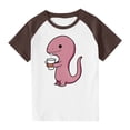 thumbnail image 1 of RXIRUCGD 2025 Vêtements d'Été pour Enfants Tout-Petits Garçons Filles Mode Mignon Col Rond Imprimé Manches Courtes Haut, 1 of 7