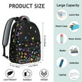 thumbnail image 6 of Lightweight Butterfly Print School Bag&nbsp;– College Backpack with Padded Laptop Sleeve, Ergonomic Design, Trendy Gift for Girls & Young Adults, 6 of 6