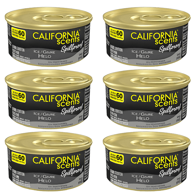 6 AROMATIZADOR CORCHO CALIFORNIA SCENTS ICE 42 Gramos