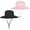 Black/Pink, variant on UPF 50+ Sun Hat for Men & Women - Breathable Wide Brim Fishing Hat for Summer UV Protection