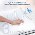 thumbnail image 3 of Juego de 2 almohadas DolceLuna Queen Size, alternativa al plumón, 3 of 7