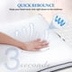 thumbnail image 3 of Juego de 2 almohadas DolceLuna Queen Size, alternativa al plumón, 3 of 7