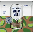 Cutwater Spirits Vodka Mule, 4 Pack 12 fl. oz. Cans, 7 ABV