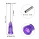thumbnail image 2 of Aguja de dispensación de punta roma Uxcell para pistola de pegamento líquido, 21G 1", paquete de 10 (Púrpura), 2 of 7