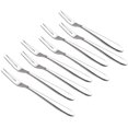 thumbnail image 1 of 12-Piece Stainless Steel Mini Fruit Fork, 2-Prong Fruit Fork, 1 of 3