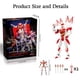 thumbnail image 2 of Figura de acción LUMRRSK T13 Mecha Samurai Robot con espada de 15 cm, 2 of 9