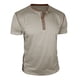 thumbnail image 2 of Tops para hombre, blusas y camisas de manga corta con cuello redondo para hombre, blusa informal de moda con botones y parches lisos, blusa de manga corta para hombre, blusa de poliéster para hombre, 2 of 6