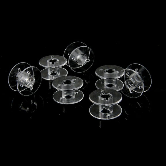 MLINS  30 Pcs Seam Transparent Bobbin Domestic Sewing Machine Bobbins Storage