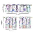 thumbnail image 6 of Rustic Floral Kitchen Curtains Set Wildflower Butterfly Botanical Bloom Bee Nature Garden Spring Summer Vintage Farmhouse Tier and Valance Curtains, 6 of 6