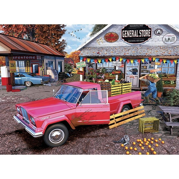 Puzzle EuroGraphics Jeep Farmer's Truck 1000 piezas