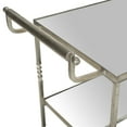 thumbnail image 6 of SAFAVIEH Aurelius 3-Tier Bar Cart with Handle and Casters, Silver/Mirror, 6 of 6