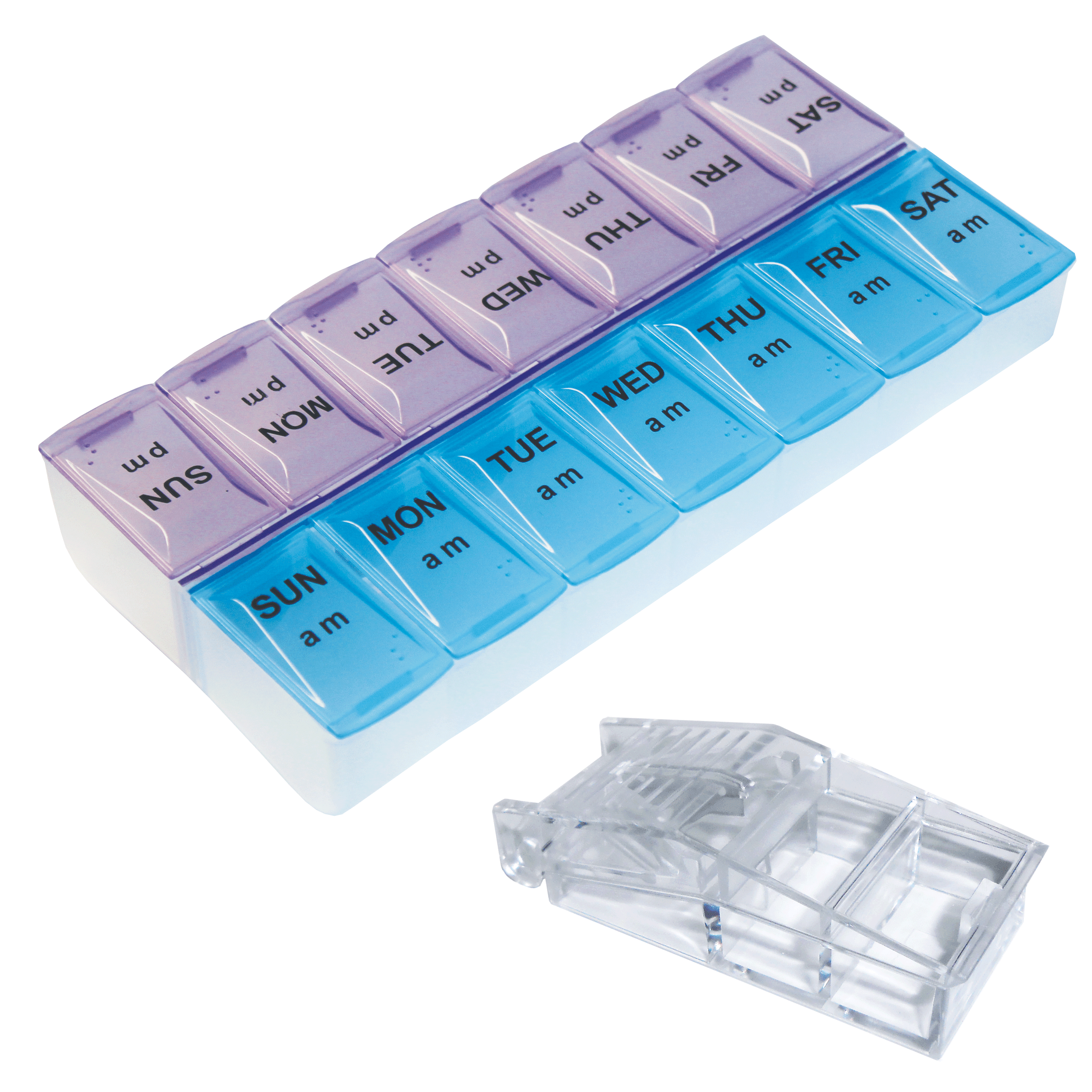 Pill Organizer, V-Grip Pill Splitter - Walmart.com