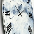 thumbnail image 2 of Designart Effacement bleu horloge murale, 2 of 4