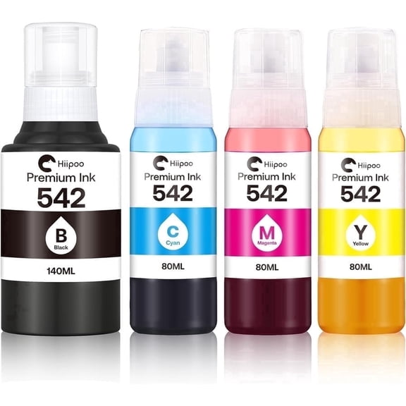 Hiipoo Pigment Ink Refill Bottle ET-5850 ET-5880 ET-5170 ET-16600 ET-16650 ST-C8000 Printers