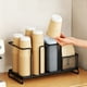 thumbnail image 5 of Estante de hierro para guardar vasos de papel, tazas de café y té. Organizador de escritorio para el hogar, la cocina, la oficina y el bar. Medidas: 7,87 x 4,3 x 3,54 pulgadas. Disponible en negro o, 5 of 6