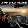 thumbnail image 2 of 1 Pair Car Mini Square Tweeter 500W High Efficiency Modified Horn Audio Tweeter Head Speaker TP-004A for All Car Audio System, 2 of 5