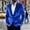 Blue, variant on Men's Solid Velvet Tuxedo Blazer, Shawl Lapel Single Button Suit Jacket with Pockets for Wedding Party Prom Going out Jackets