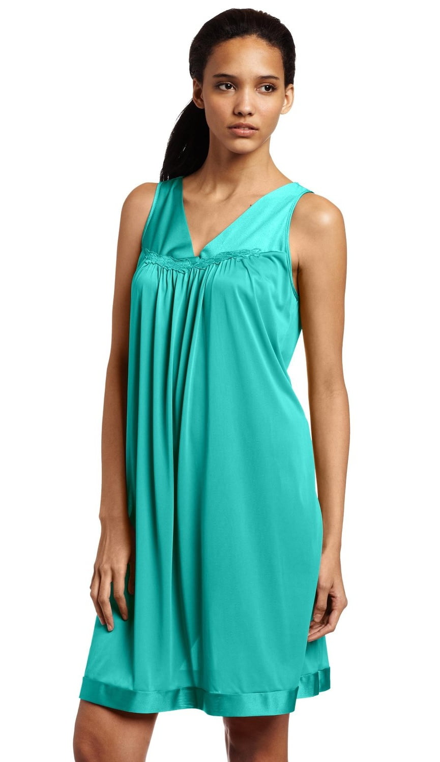 vanity fair long nightgowns plus size