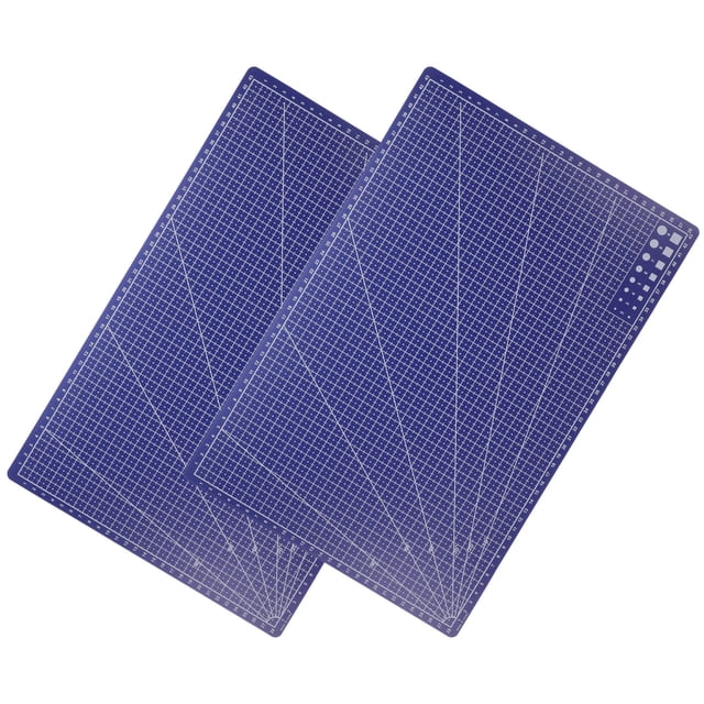 BRIGHTFUFU 2Pcs Paper Cutting Mat for Professionals Green PP Protect Countertop Light Weight