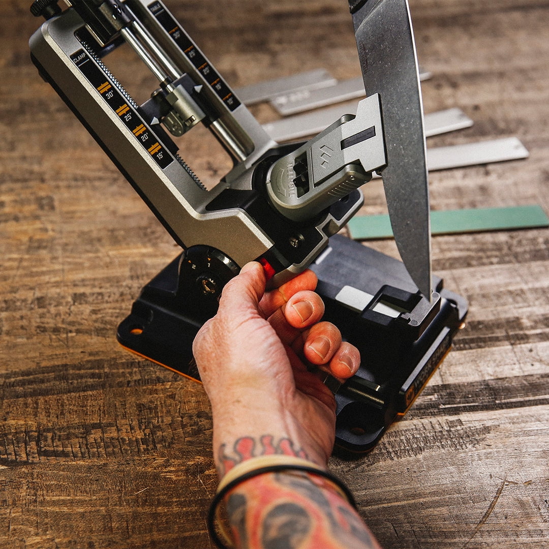 Professional Precision Adjust Knife Sharpener - Adjustable Knife Sharpening Kit for Pocket, Hunting, Kitchen, Serrated Knives