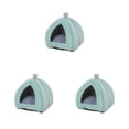 thumbnail image 1 of Hogar para mascotas Greeniant nido de descanso invierno algodón PP felpa gris rosa Verde, 1 of 6
